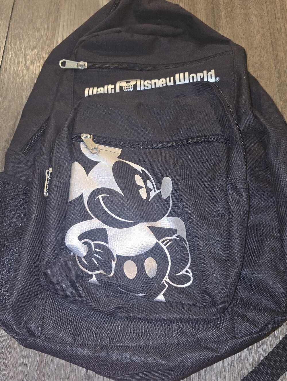 Walt Disney World Parks Black Mickey Mouse Backpack